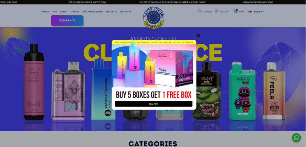 Vape Wholesale Europe