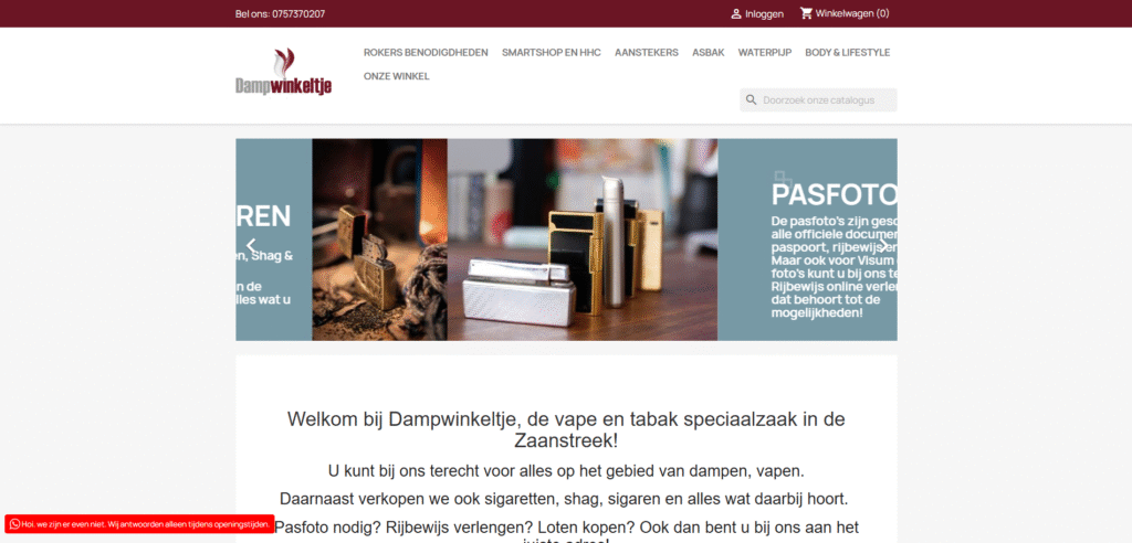 Dampwinkeltje