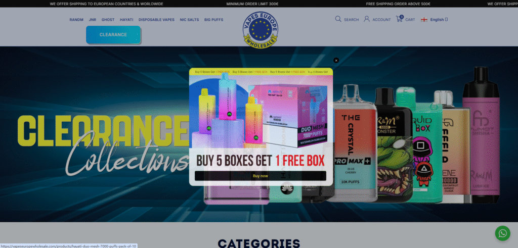 Vapes Europe Wholesale