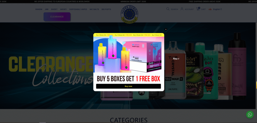 Vapes Europe Wholesale