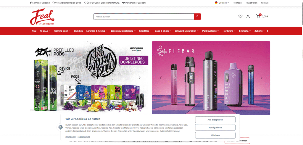  FEAL Vape Distribution