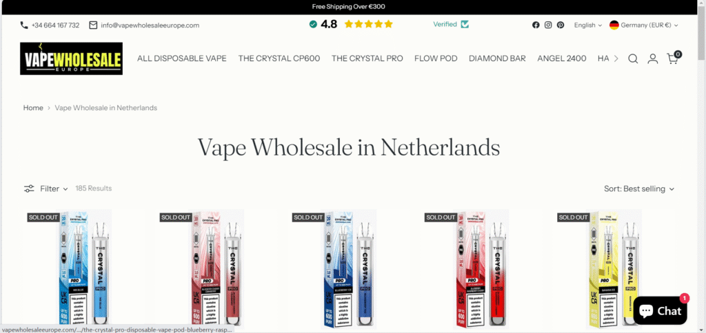 Vape Wholesale Netherlands