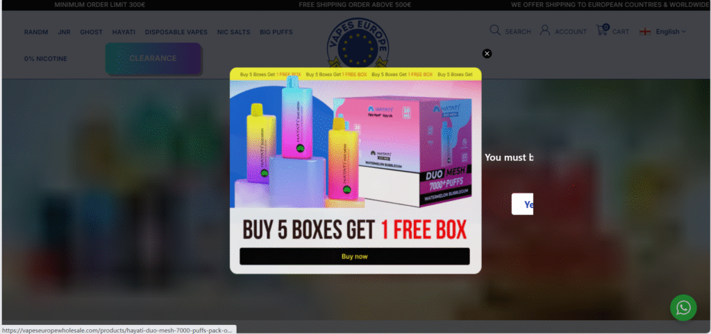 Vapes Europe Wholesale