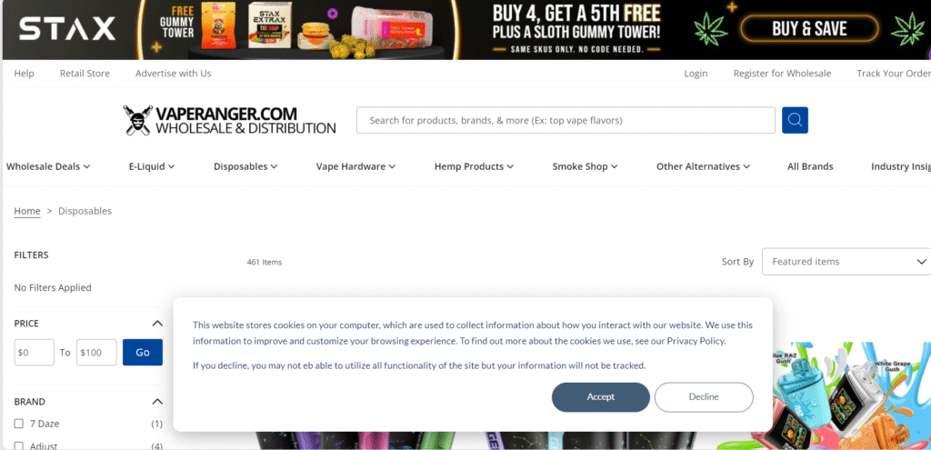  Disposable Vape Wholesale