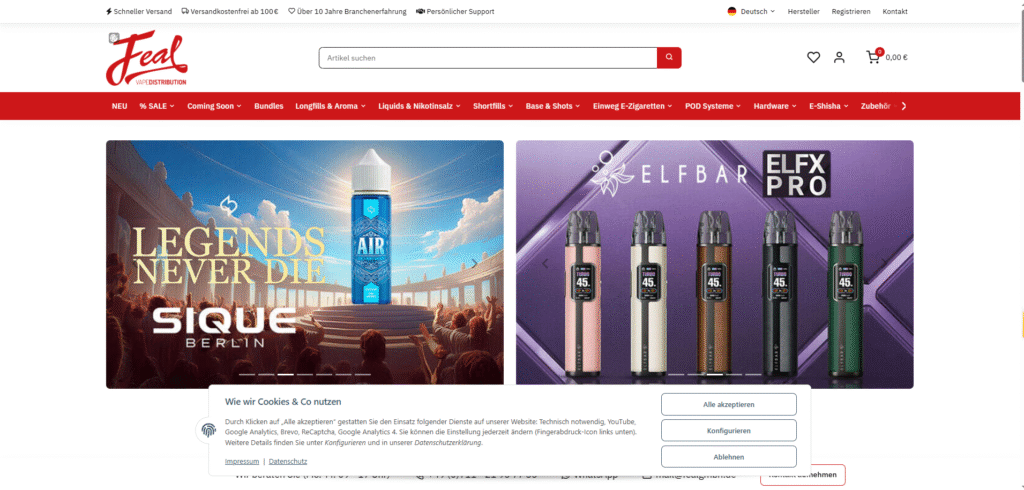 FEAL Vape Distribution