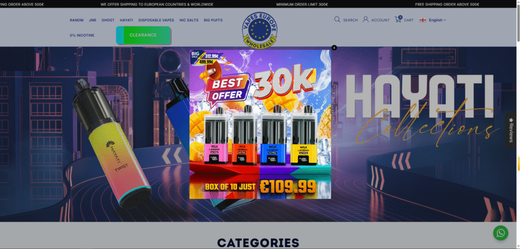 Vape Wholesale Europe