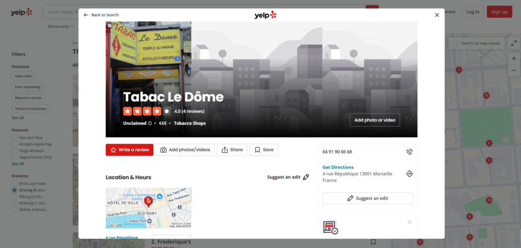 Tabac Le Dôm