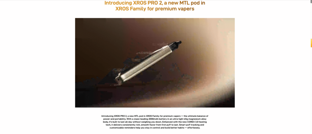 Vaporesso XROS Pro 2