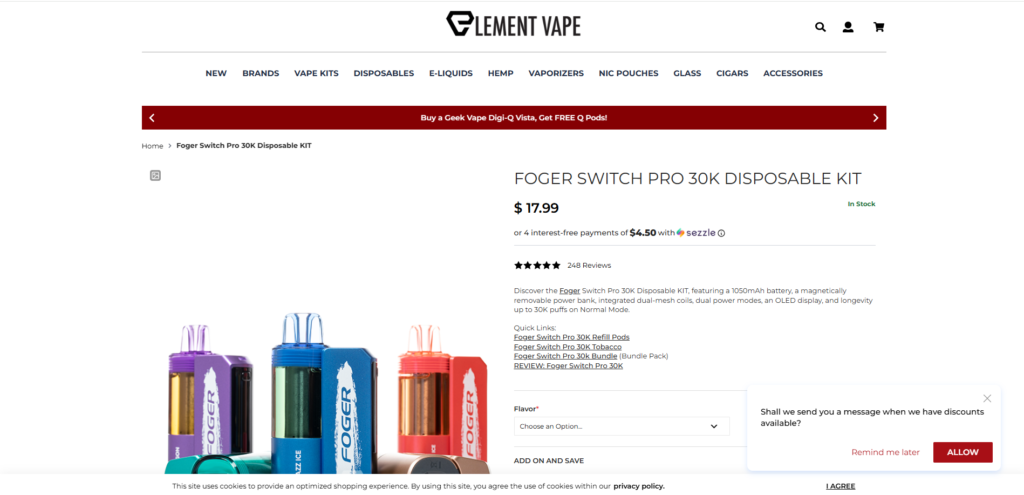  Foger Switch PRO 30K