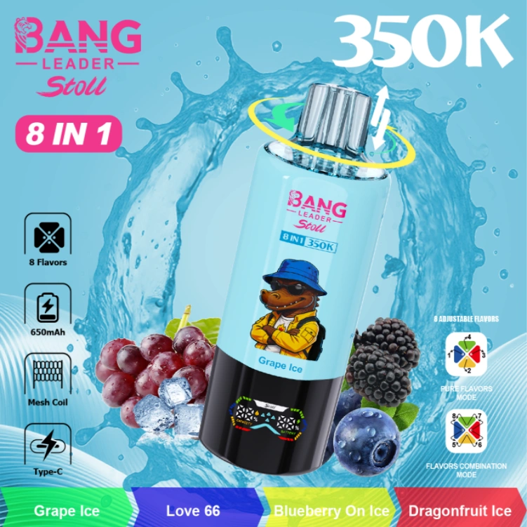 bang leader 350k disposable vape puffs 8 in 1
