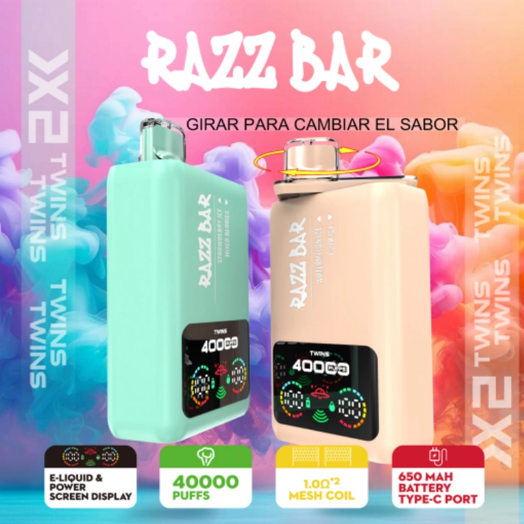 razz bar 40,000 puffs twins dual flavor twist to switch razz bar 40,000 puffs twins dual flavor twist to switch