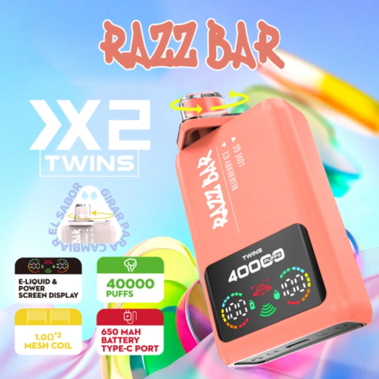 razz bar 40,000 puffs twins dual flavor twist to switch razz bar 40,000 puffs twins dual flavor twist to switch