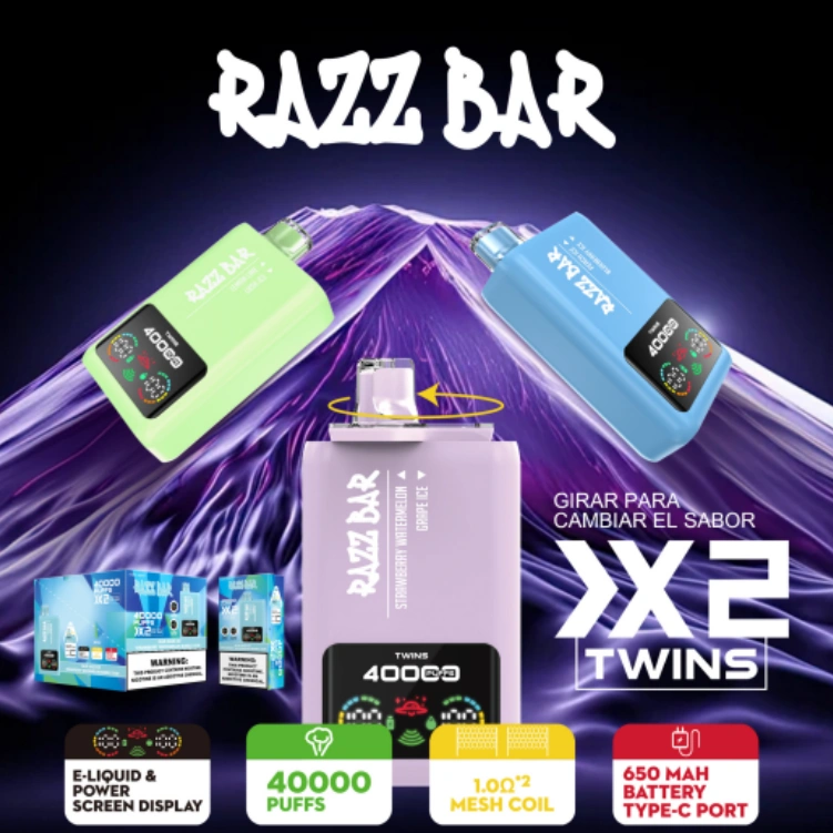 razz bar 40,000 puffs twins dual flavor twist to switch razz bar 40,000 puffs twins dual flavor twist to switch