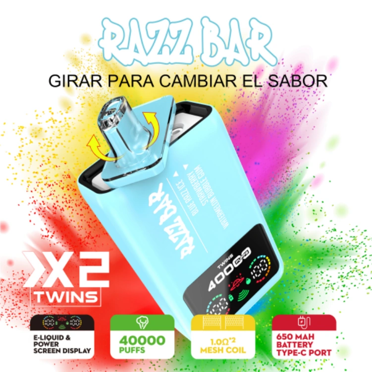 razz bar 40,000 puffs twins dual flavor twist to switch razz bar 40,000 puffs twins dual flavor twist to switch