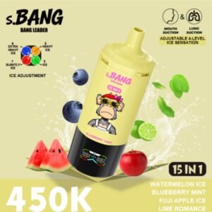 bang leader 450k puffs 15 in 1 | adjustable