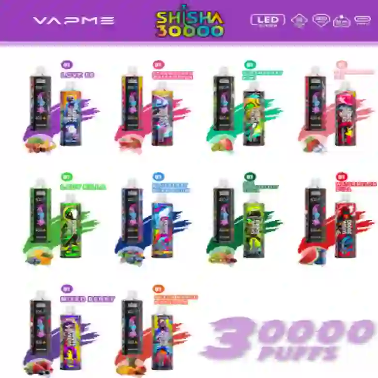 vapme shisha 30k 30000 puffs disposable vape