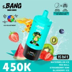 bang leader 450k puffs 15 in 1 | adjustable