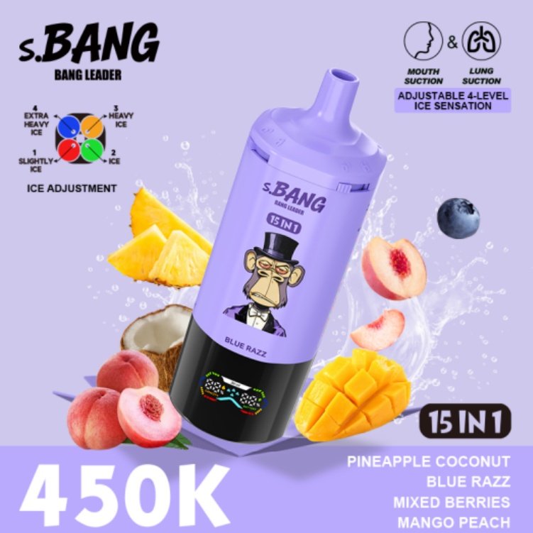 bang leader 450k puffs 15 in 1 | adjustable
