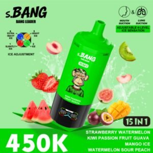 bang leader 450k puffs 15 in 1 | adjustable