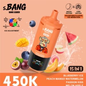 bang leader 450k puffs 15 in 1 | adjustable