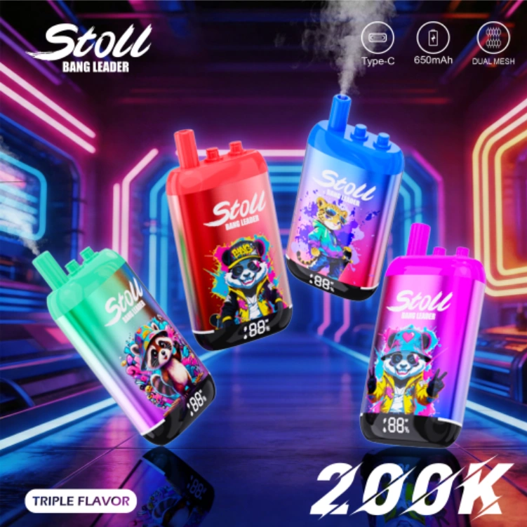 bang leader 200k puffs 3‑in‑1 rechargeable