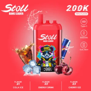 bang leader 200k puffs 3‑in‑1 rechargeable