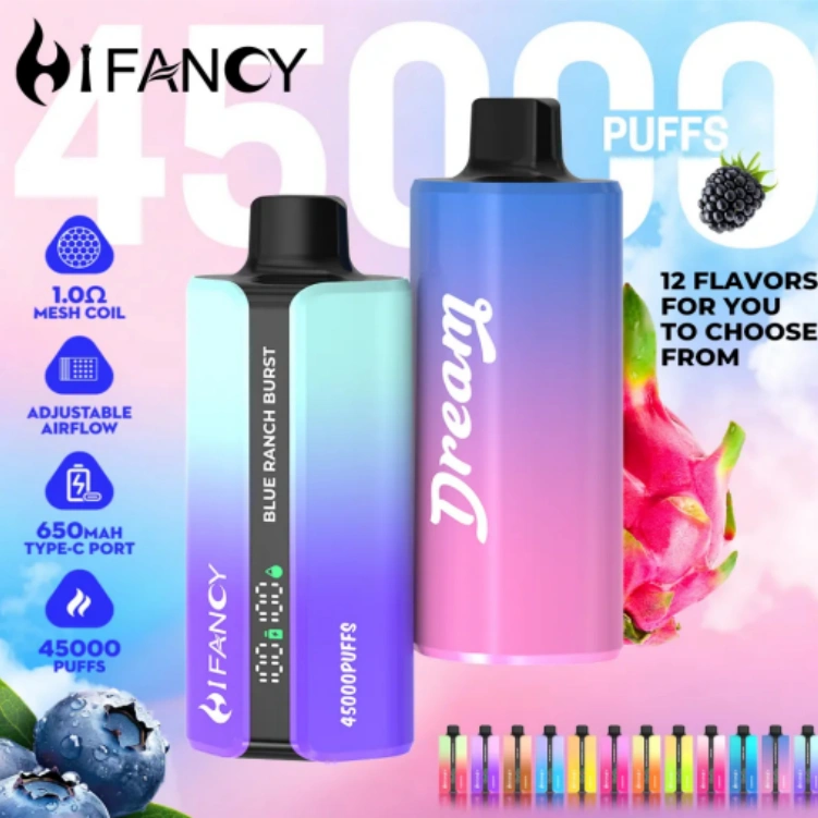 hifancy dream 45000 disposable vape blue burst