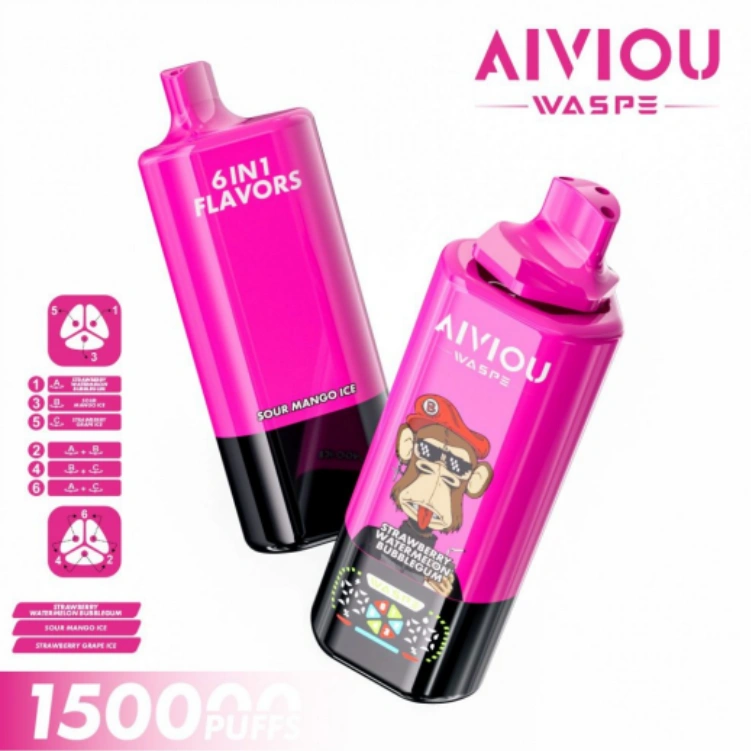 waspe 6 in 1 150000 puffs disposable vape